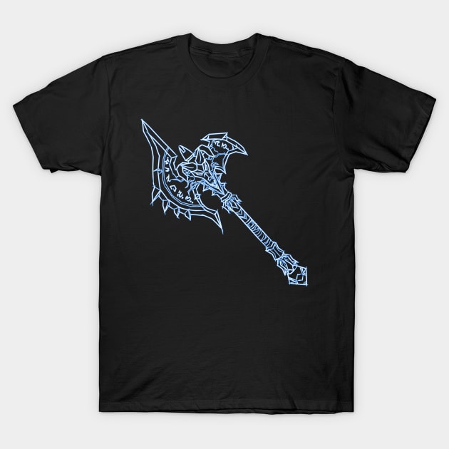 Shadowmourne (white blue) T-Shirt by DeLyss-Iouz